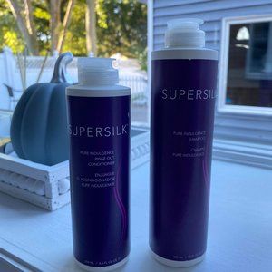 NEW LOT OF 2 BY BROCATO, SUPERSILK SHAMPOO AND CONDITIONER FULL SIZED HAIRCARE